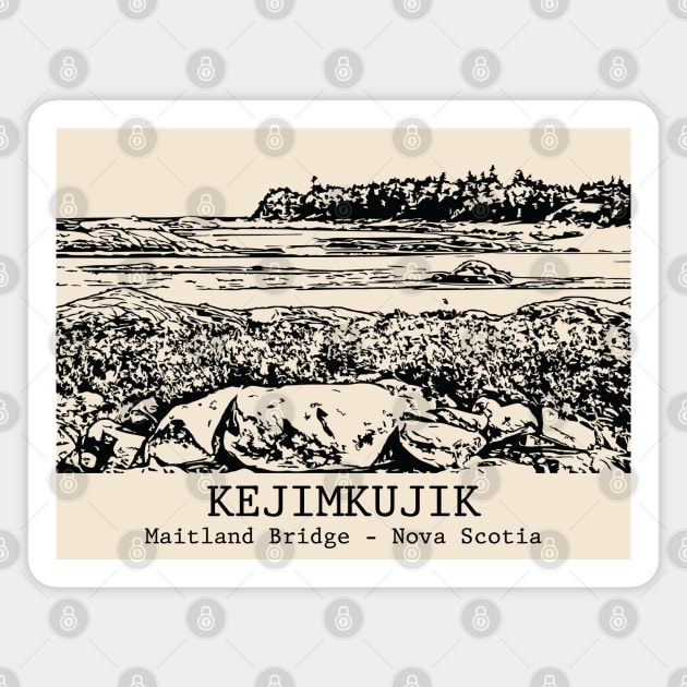Kejimkujik - Maitland Bridge NS Magnet by Lakeric